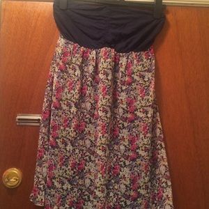 NWT express strapless dress